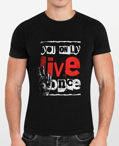 Men's "You Only Lived Once" Classic Crew T-Shirt