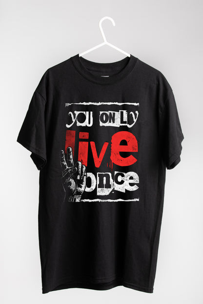 Men's "You Only Lived Once" Classic Crew T-Shirt